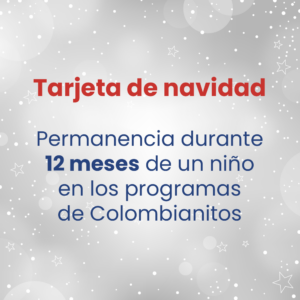 Tarjeta de navidad - 12 Meses